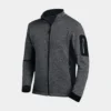 FHB Strick-Fleece-Jacke Christoph anthrazit-schwarz