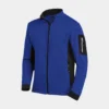 FHB Strick-Fleece-Jacke Christoph royal-schwarz