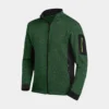 FHB Strick-Fleece-Jacke grün-schwarz