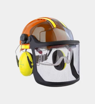 GRÜNHOLZ Pro Top Forsthelm Orange-Gelb