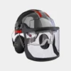 GRÜNHOLZ Pro Top Forsthelm, Schwarz-Rot