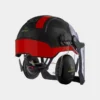 GRÜNHOLZ Pro Top Forsthelm, Schwarz-Rot