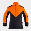 Grünholz Forstjacke in Orange-Anthrazit von Vorne