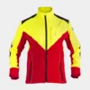 Grünholz Forstjacke in Gelb Rot von Vorne