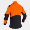 Grünholz Forstjacke in Orange-Anthrazit von Hinten