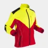 Grünholz Forstjacke Grünholz Forstjacke in Gelb Rot seitlich von Vorne