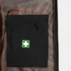 Grünholz Forstweste innenfutter mit Erster-Hilfe-Tasche