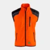 Grünholz Forstweste in Orange-Schwarz von Vorne