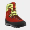 Forstschuh von Haix in den Farben Rot und Gelb