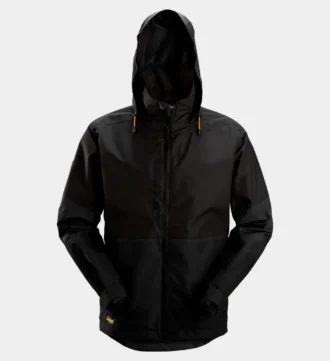 Snickers 1304 Allround Work, Wasserdichte Softshell-Jacke, Schwarz