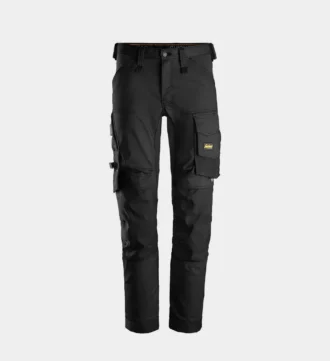 Snickers 6341 AllroundWork, Stretch Arbeitshose, Schwarz